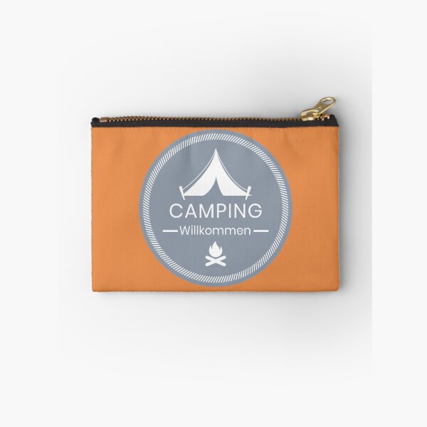 Item preview, Camping Welcome | German hiking | Black hiking t-shirt designed and sold by Ainbowz-Artwork.