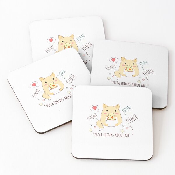 Item preview, PIZZA THINKS ABOUT ME, Cute Hamster Eating A Slice Of Pizza designed and sold by Art Wear Nation.