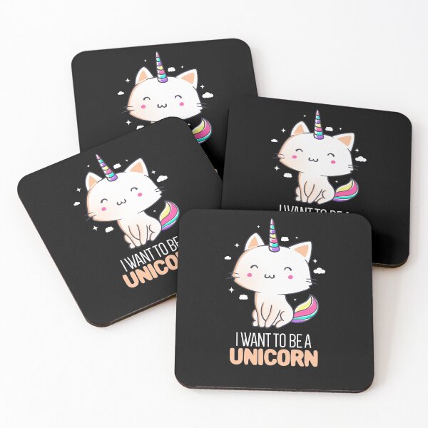 Item preview, I Want To Be A Unicorn Funny Cute Gift designed and sold by EduEly.
