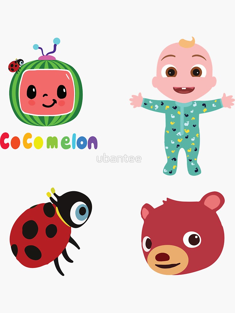 "Cocomelon Characters" Sticker by ubantee | Redbubble