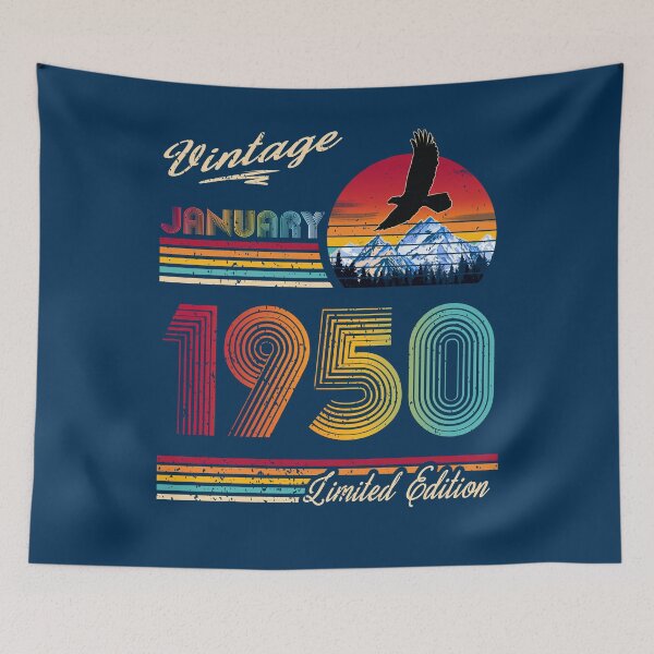 Item preview, January 1950 Birthday designed and sold by GreenSplash.