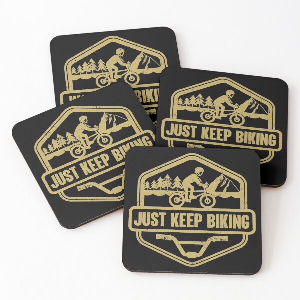 Item preview, Just Keep Biking Ride On designed and sold by GravitiTees.