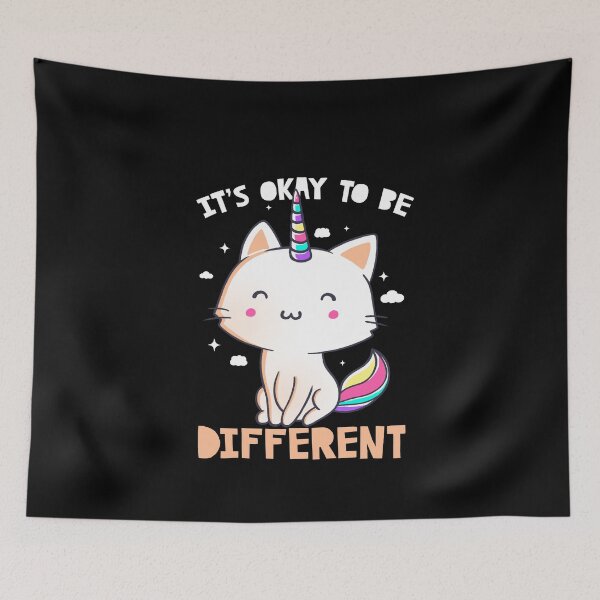 Item preview, It's Okay To Be Different Funny Cute Gift designed and sold by EduEly.