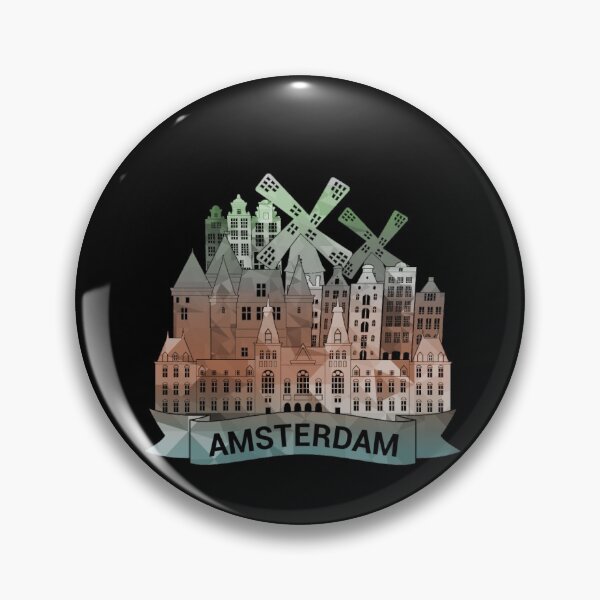 Artikelvorschau, Amsterdam Skyline entworfen und verkauft von Mandala108.