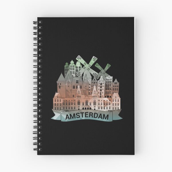 Artikelvorschau, Amsterdam Skyline entworfen und verkauft von Mandala108.