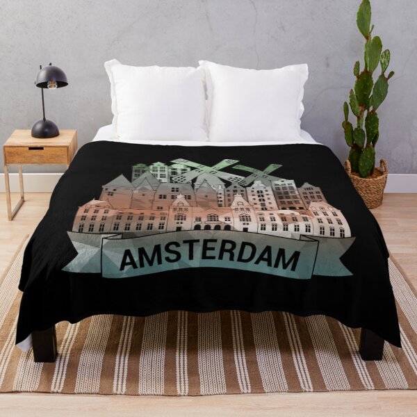 Artikelvorschau, Amsterdam Skyline entworfen und verkauft von Mandala108.