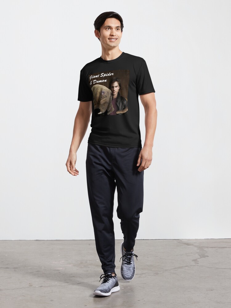 Thumbnail 5 of 7, Active T-Shirt, Guy with spider designed and sold by JennyNicholson.