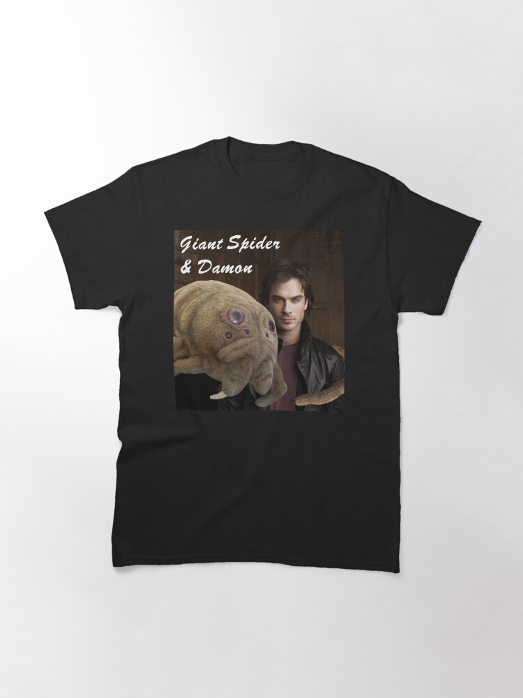 Thumbnail 3 of 7, Classic T-Shirt, Guy with spider designed and sold by JennyNicholson.