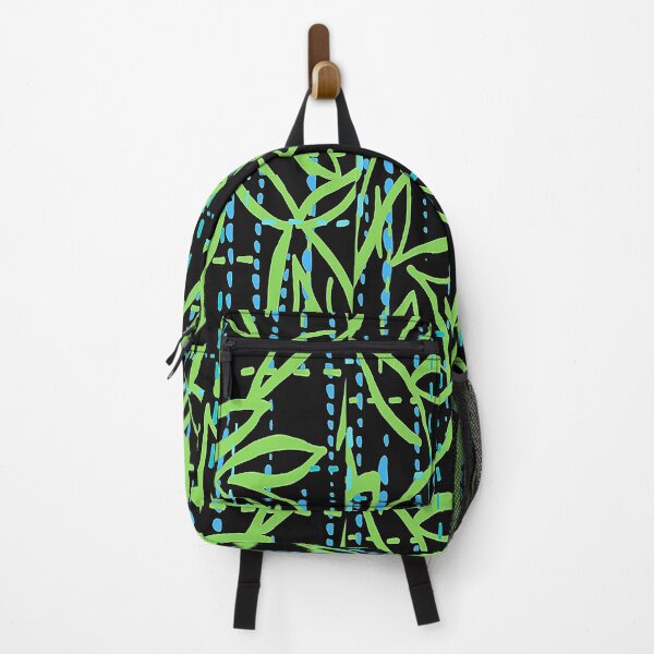 Item preview, Abstract Leaves Design,Bright Blue And Green Psychedelic Pattern Abstracto. designed and sold by Adri Barnard.