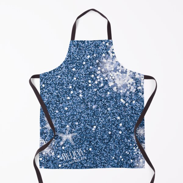 Item preview, Pantone Classic Blue 2020 Glitter Pattern Print designed and sold by ClaudiaFlores.