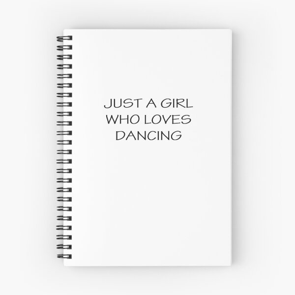 Item preview, Just A Girl Who Loves Dancing designed and sold by AmberSiraj.
