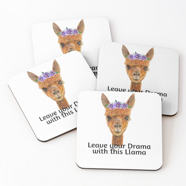 Item preview, Leave your Drama with this Llama  designed and sold by DiensDesign.