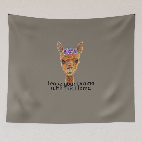 Item preview, Leave your Drama with this Llama  designed and sold by DiensDesign.