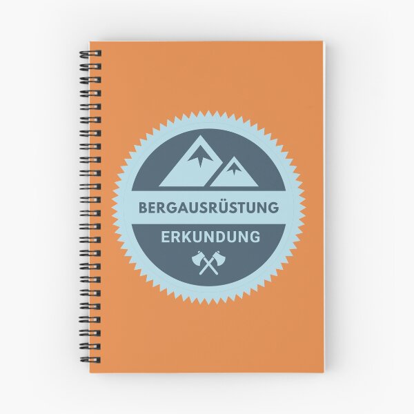 Item preview, Mountain Equipment Exploration | German hiking | Black hiking t-shirt designed and sold by Ainbowz-Artwork.