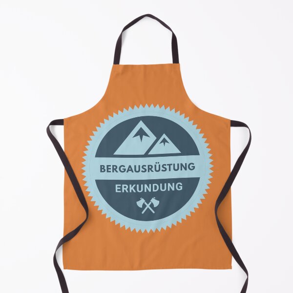 Item preview, Mountain Equipment Exploration | German hiking | Black hiking t-shirt designed and sold by Ainbowz-Artwork.