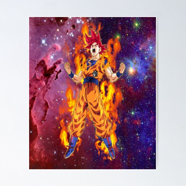 Goku God Posters for Sale