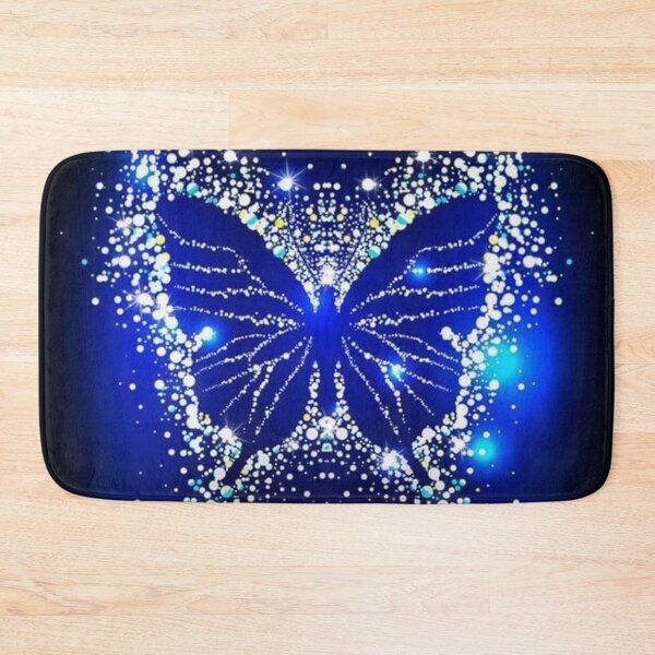 Item preview, Glowing Neon Blue Butterfly designed and sold by ReesDesigns.
