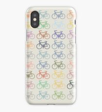 bike pattern iPhone Case/Skin