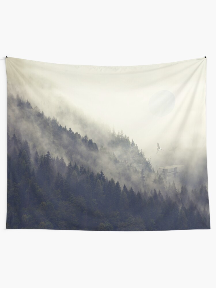 Alternate view of Forest Moon Tapestry