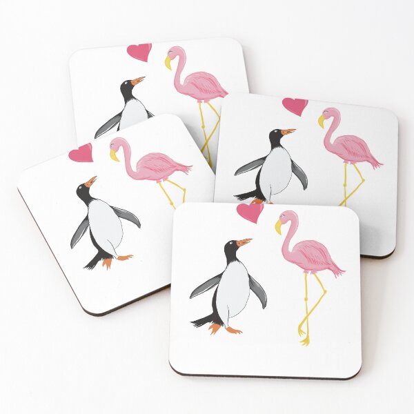 Item preview, Paul Penguin & Frieda Flamingo designed and sold by Luaillustration.