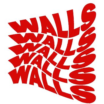 Louis Tomlinson WALLS Red Stickers Sticker Pack 1d Merch 