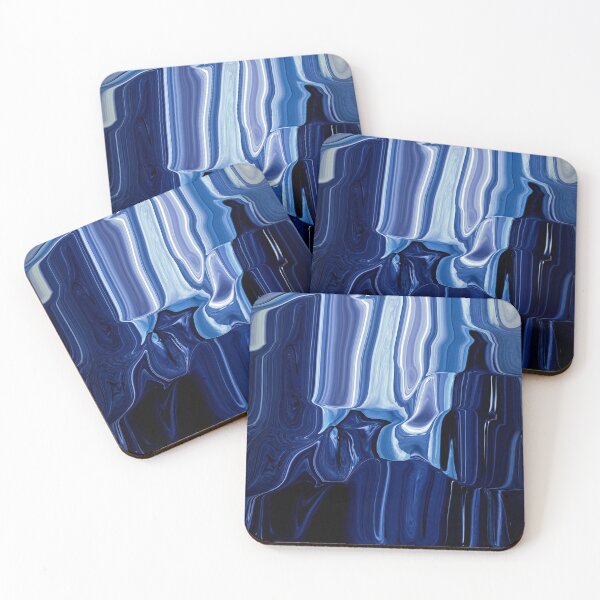 Item preview, Líquido azul abstracto designed and sold by xownsend.