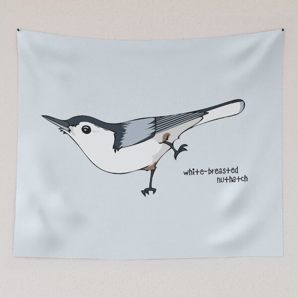 Item preview, White-Breasted Nuthatch designed and sold by Megan Siegfried.