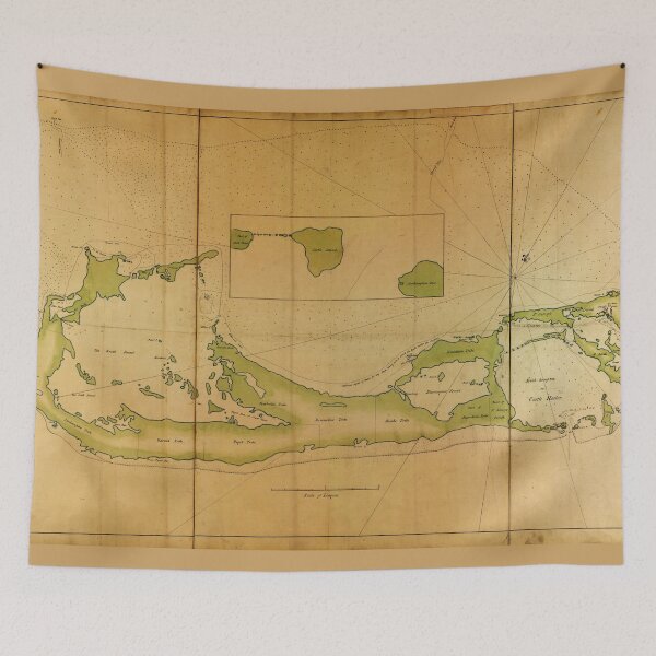Item preview, Bermuda Islands Map (c 1760) designed and sold by allhistory.