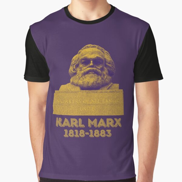 Vista previa del artículo con la obra «Cementerio de Highgate Karl Marx», diseñado y vendido por VBeesTees.
