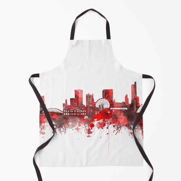 Item preview, manchester skyline red designed and sold by BekimART2.