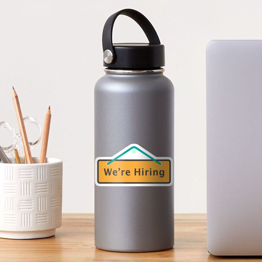 We're Hiring! Recruiter. Sticker