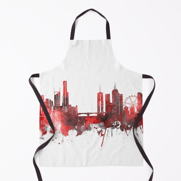 Item preview, melbourne skyline red designed and sold by BekimART2.