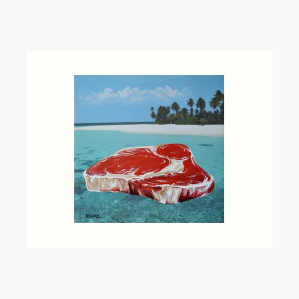The Great Barrier Beef Art Print