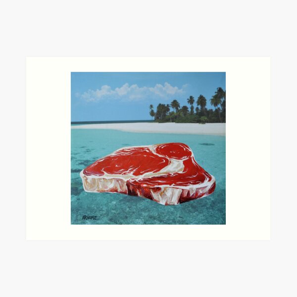 The Great Barrier Beef Art Print