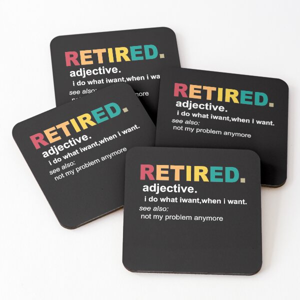 Item preview, Retired Definition, Funny Retired designed and sold by Andrea Lina.