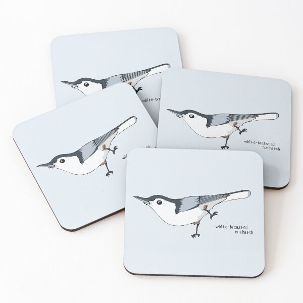 Item preview, White-Breasted Nuthatch designed and sold by Megan Siegfried.
