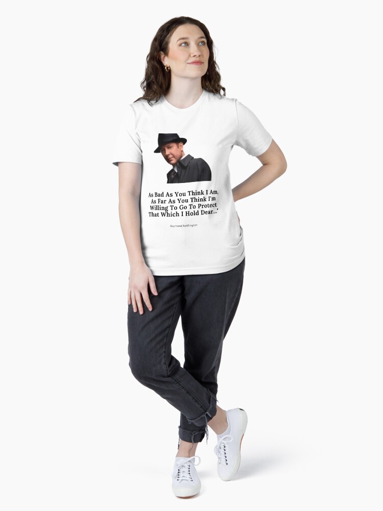 The Blacklist reddington quote for as bad as you think