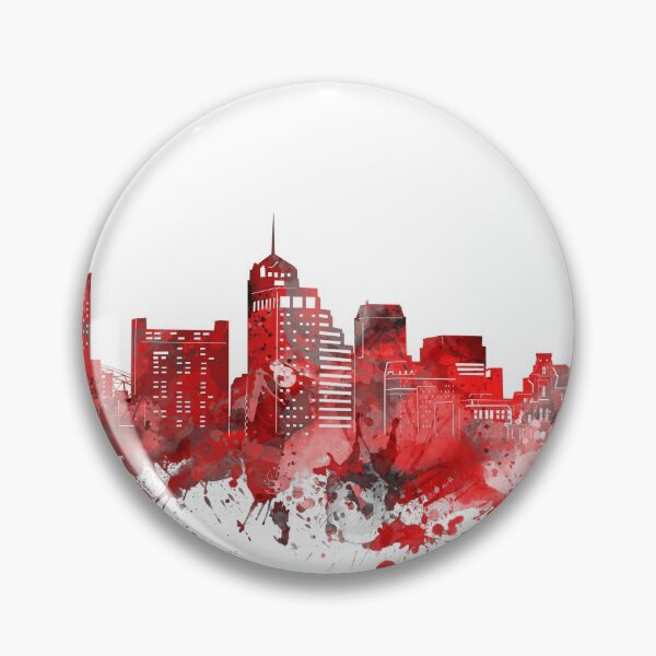 Artikelvorschau, Skyline von Memphis rot entworfen und verkauft von BekimART2.