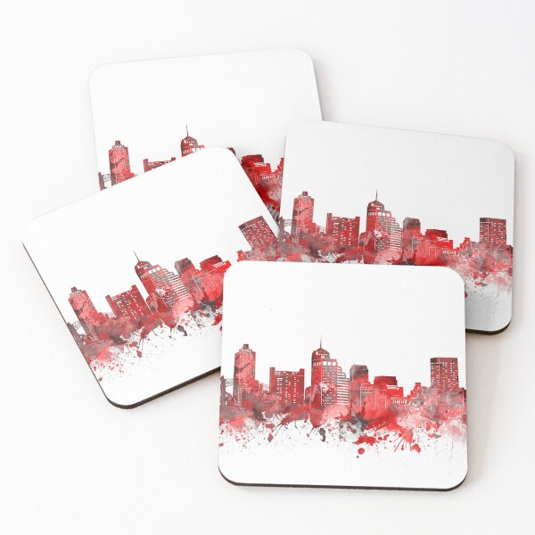 Item preview, horizonte de memphis rojo designed and sold by BekimART2.