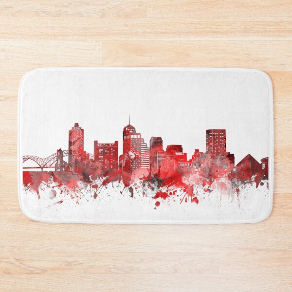 Item preview, memphis skyline red designed and sold by BekimART2.