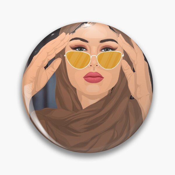 Item preview, woman in hijab designed and sold by Noobandroidart.