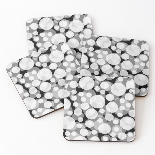 Item preview, Layered Big Circles on Black  designed and sold by AMGImpressions.