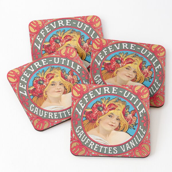 Item preview, Biscuits LU Lefèvre Utile (1898) - Alphonse Mucha designed and sold by SALON DES ARTS.