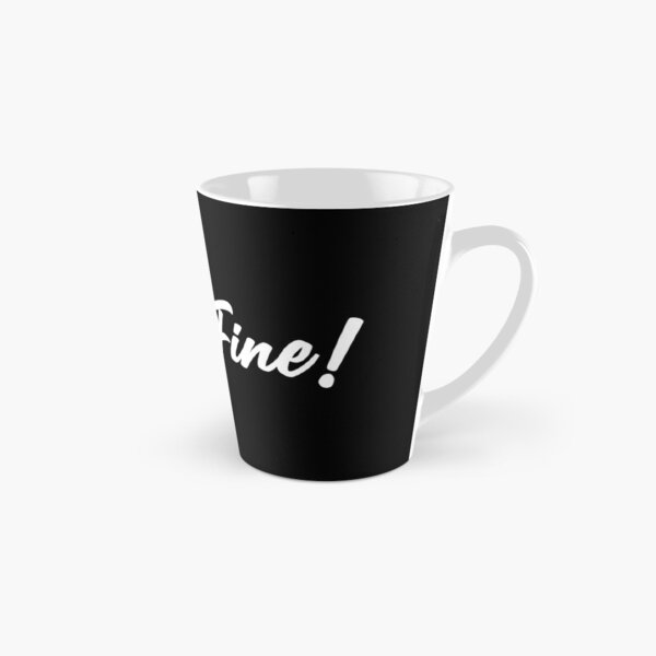 ThisFine This Is Fine mug,funy Mug Travel Coffee Mug for Men Women 11 Ounce Ceramic Tea Cup,funy Inspirational Gifts Black