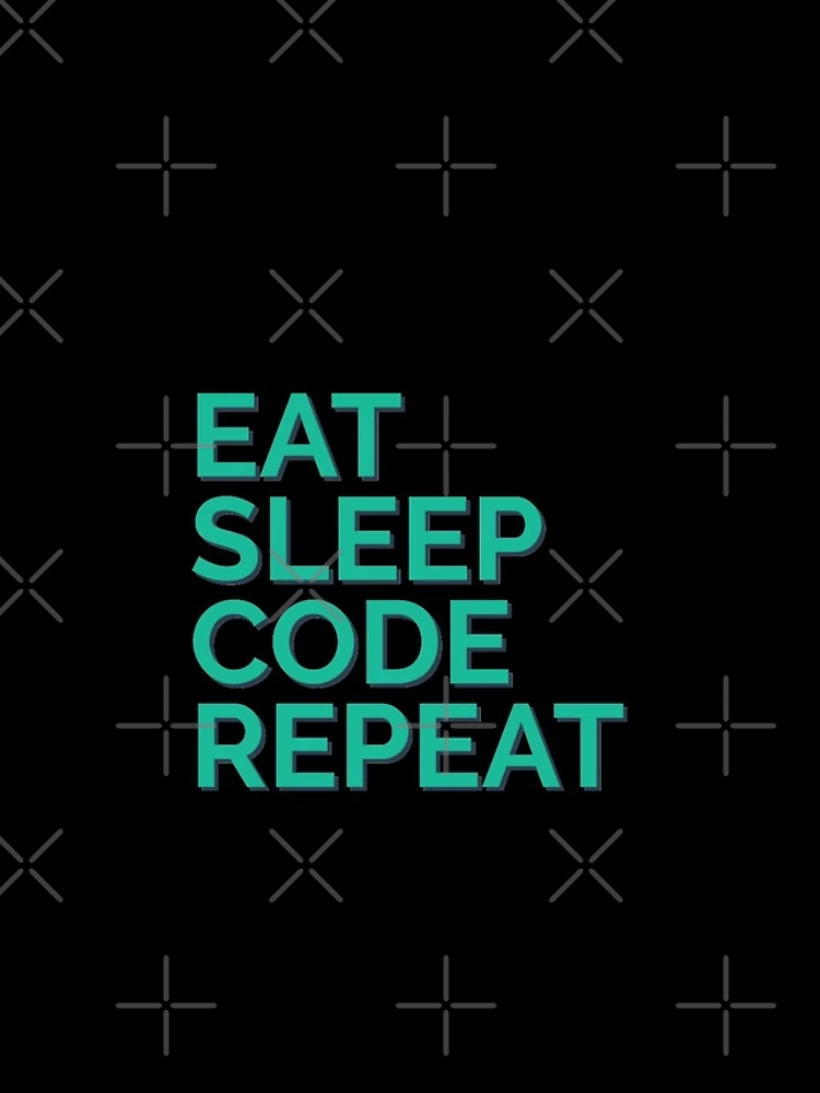 Thumbnail 4 of 4, iPhone Case, Eat Sleep Code Repeat Python Coder designed and sold by Sour Soul.
