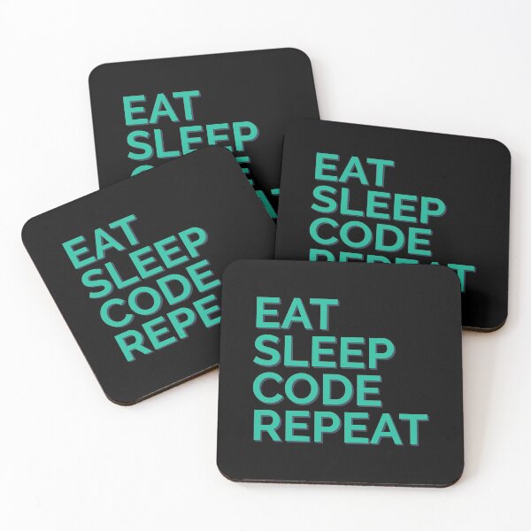 Item preview, Eat Sleep Code Repeat Python Coder designed and sold by Sour Soul.