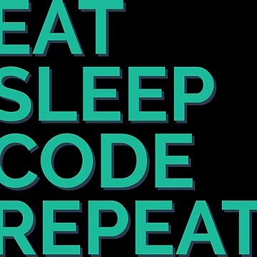 Artwork thumbnail, Eat Sleep Code Repeat Python Coder by Sour Soul