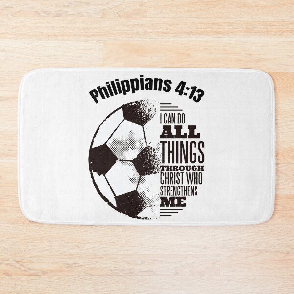 Item preview, I Can Do All Things - Soccer designed and sold by Marathon-Runner.