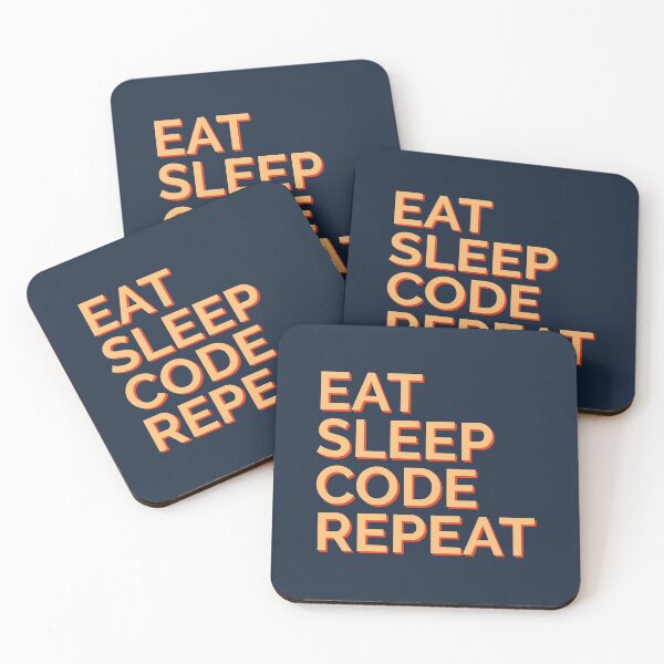 Item preview, Eat Sleep Code Repeat Python Programmer designed and sold by Sour Soul.