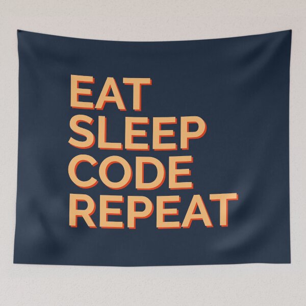 Item preview, Eat Sleep Code Repeat Python Programmer designed and sold by Sour Soul.